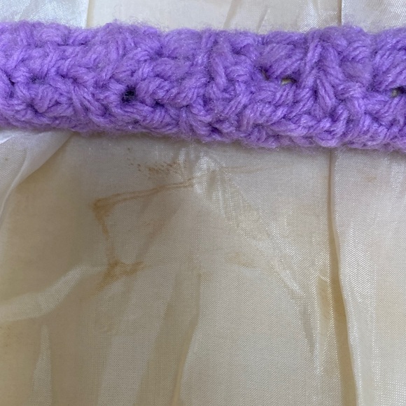 True Vintage Cream Embroidered Pearl Cardigan - Picture 8 of 8